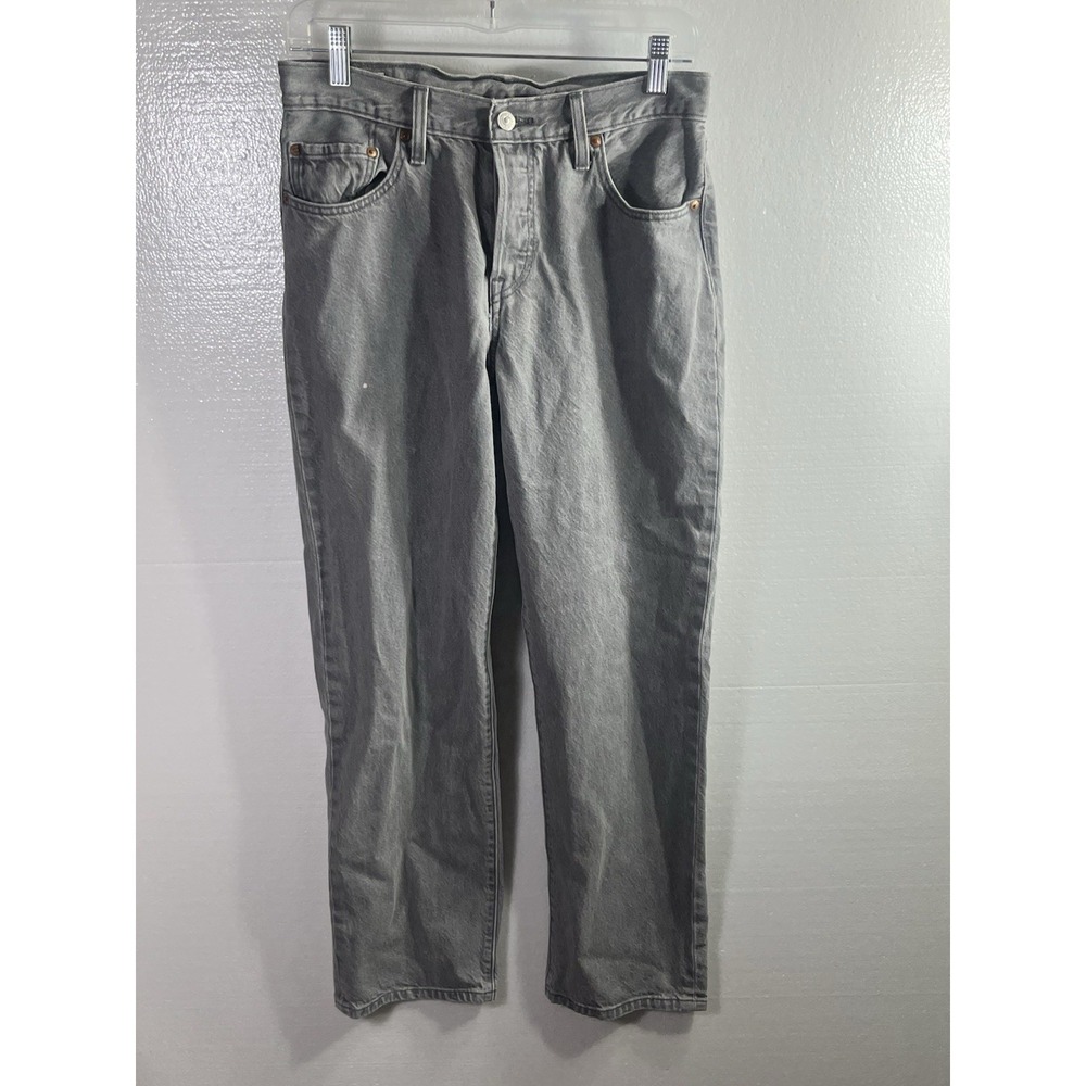 Levis 501 Jeans ?30x28? Cherry Tab Grey Denim Fresh Collection Button Fly Y2K